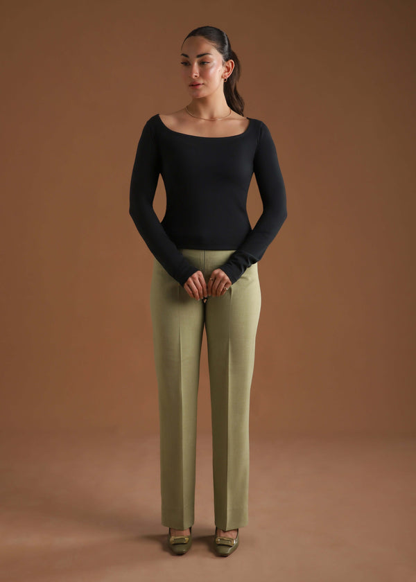 SQUARE NECK T-SHIRT