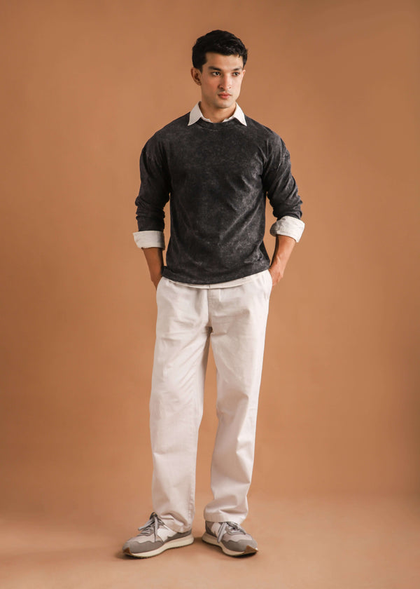 DROPSHOULDER CREW T-SHIRT
