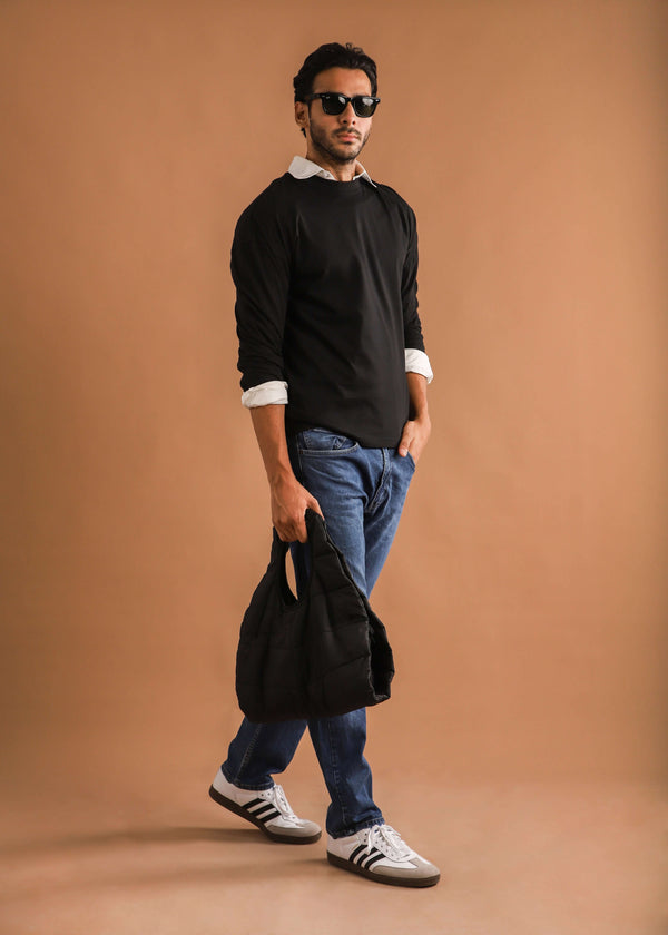 DROPSHOULDER CREW T-SHIRT