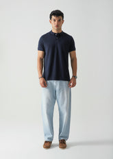 Mercerised - cotton polo shirt