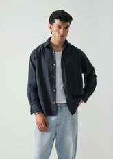 Cotton Linen Button Down Shirt