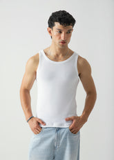 Slim - fit ribbed tank top