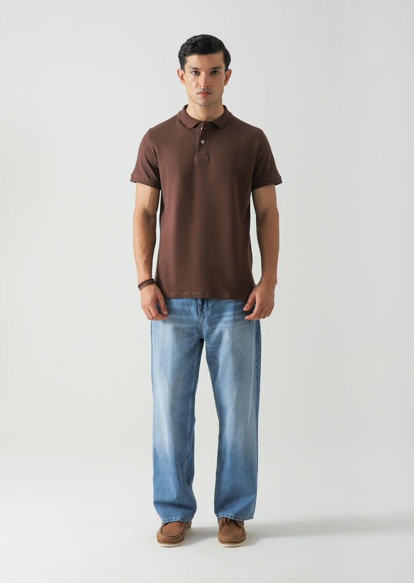 Regular Fit Cotton Pique Polo