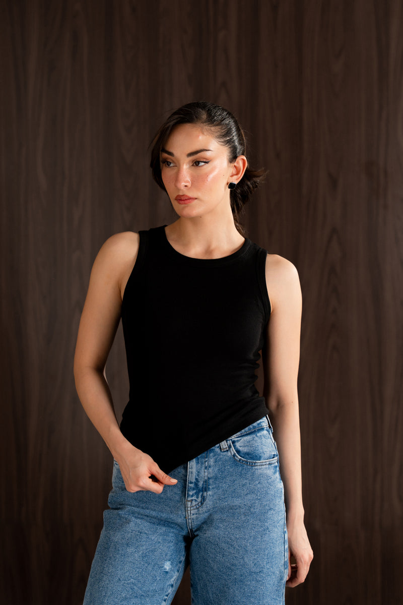 Ribbed - Knit tank top