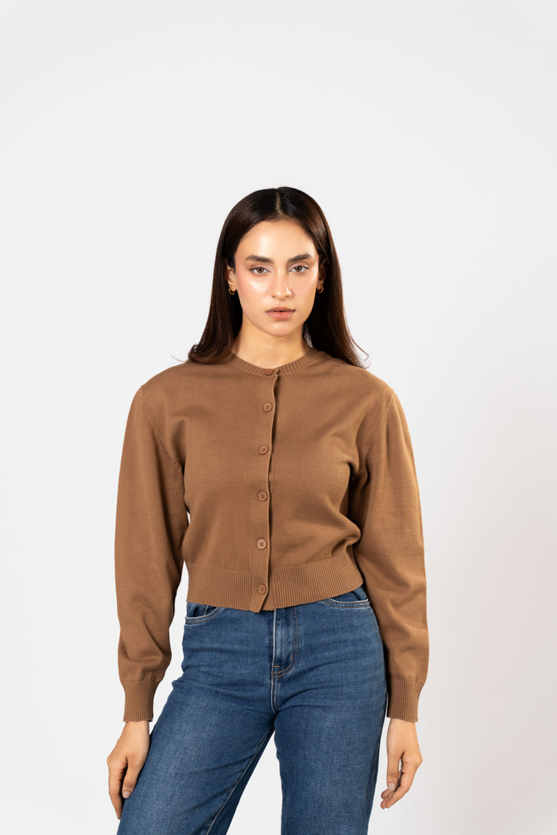 Cropped Cardigan