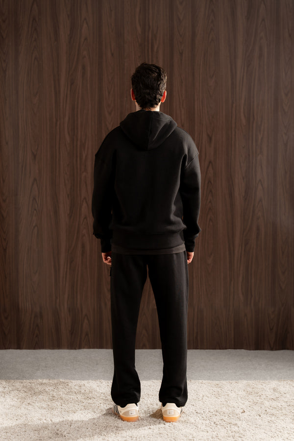 Relax - fit zip-up hoodie set