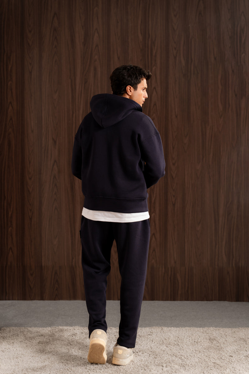 Relax - fit zip-up hoodie set