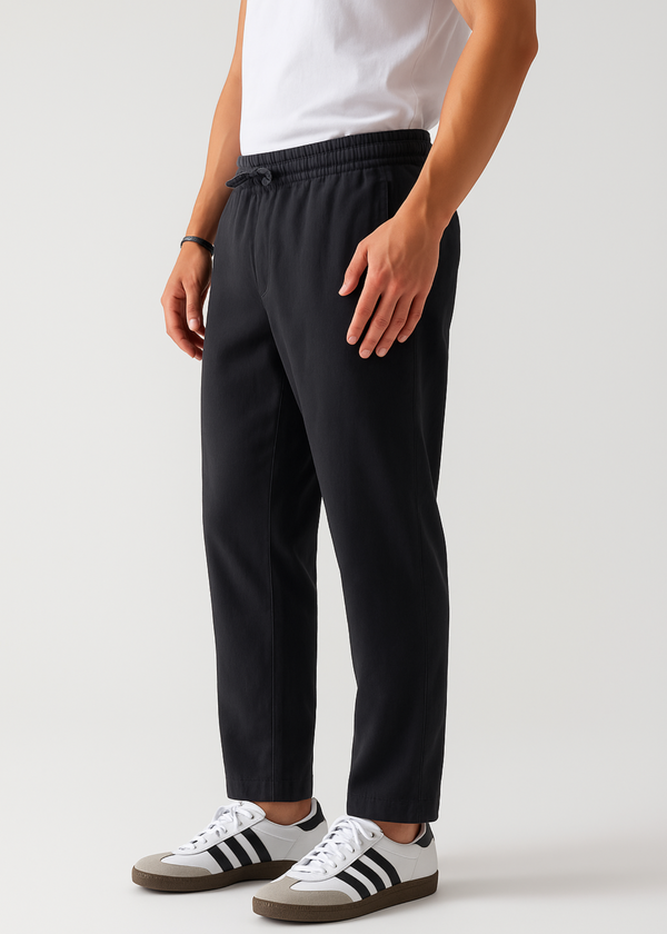 Cotton Linen Relaxed Fit Trouser