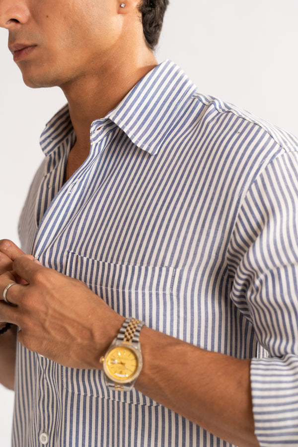 Boxy - fit pocket shirt