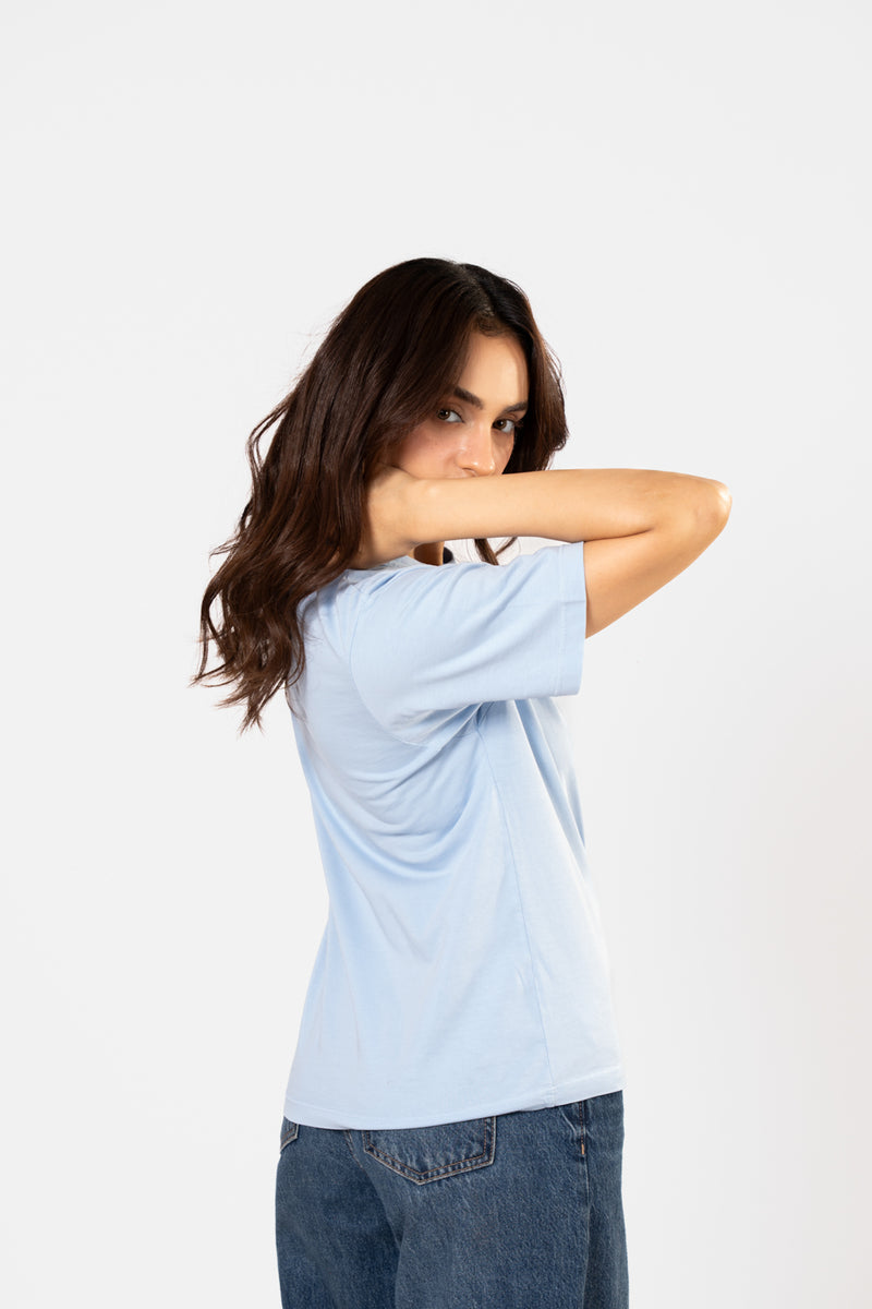 Relax crew-neck cotton t-shirt