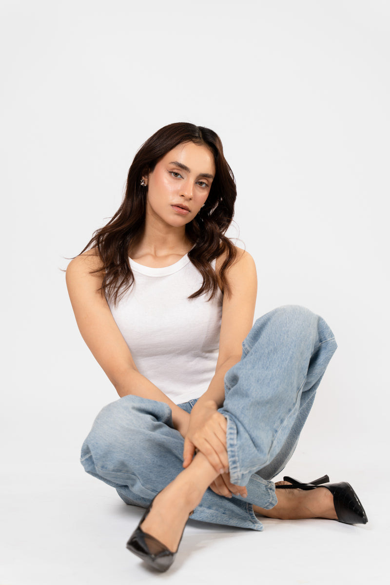 Ribbed - Knit tank top