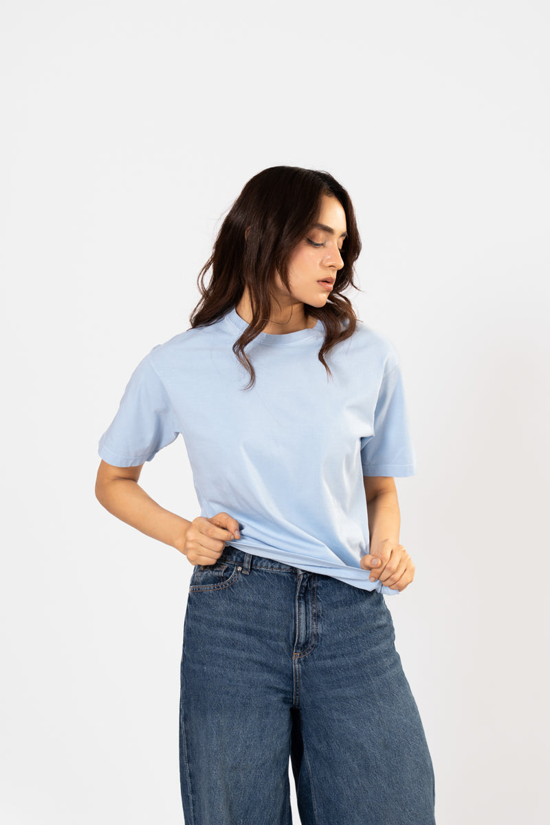 Relax crew-neck cotton t-shirt