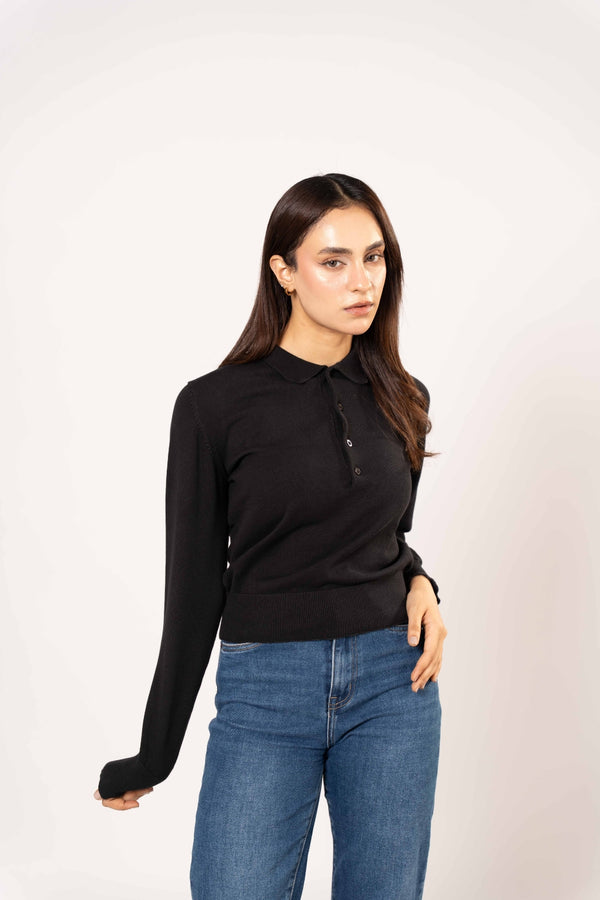 Knitted Polo