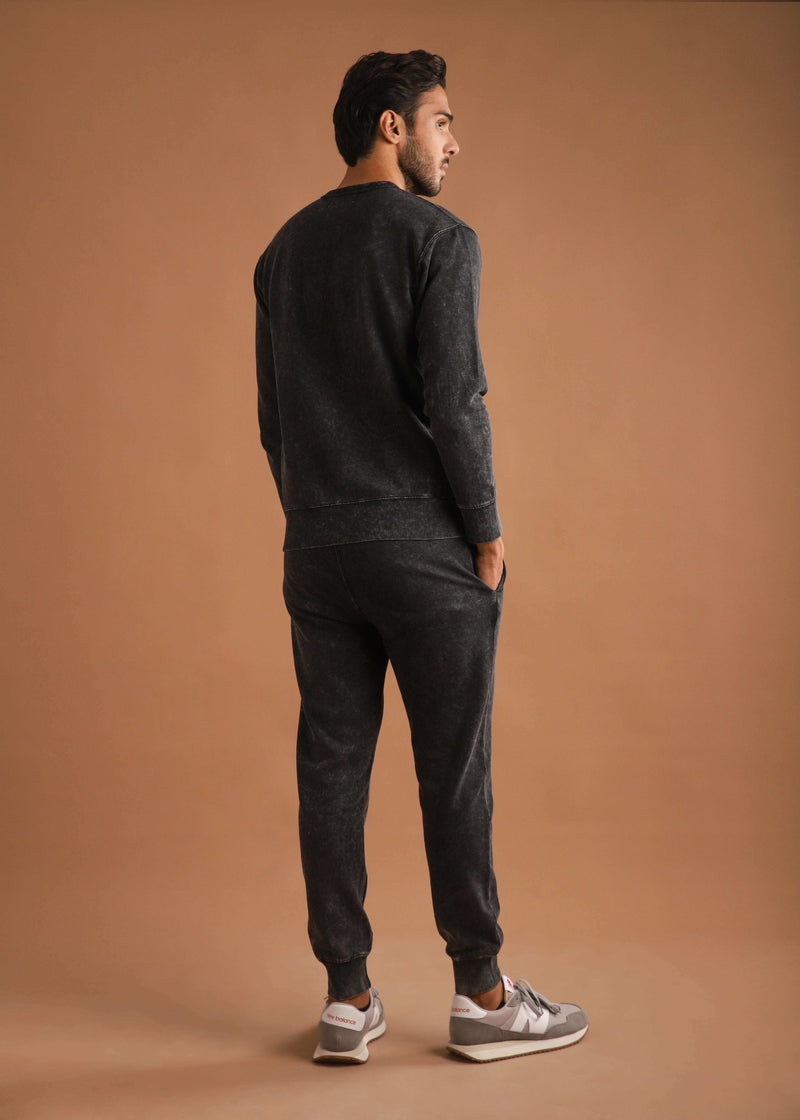 Vintage wash crewneck set