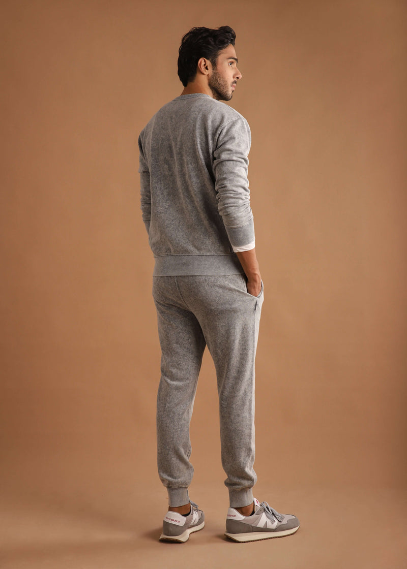 Vintage wash crewneck set