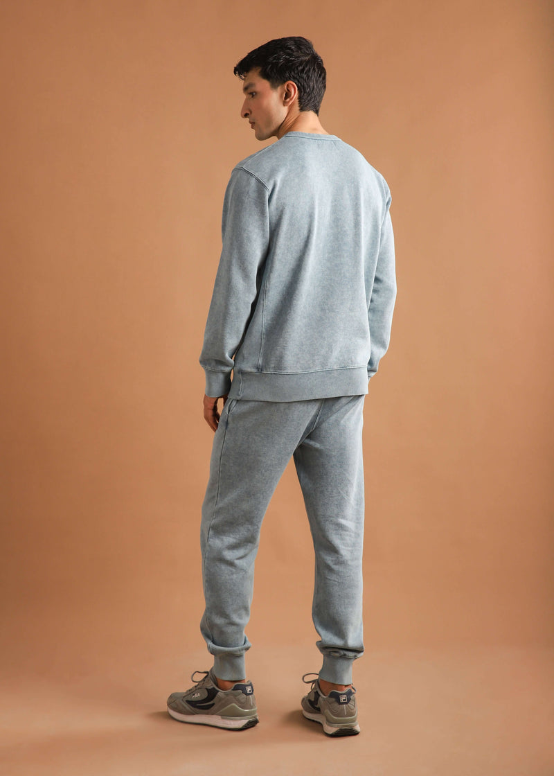 Vintage wash crewneck set