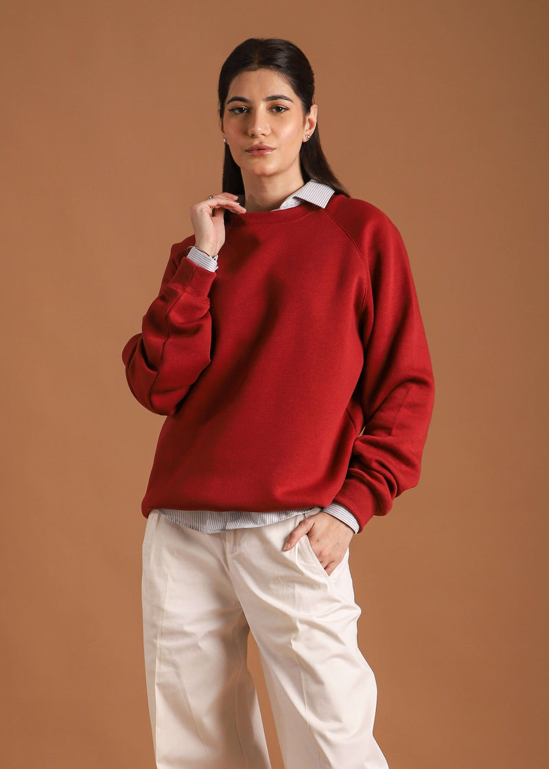 RELAX OVERSIZE CREWNECK SWEATSHIRT