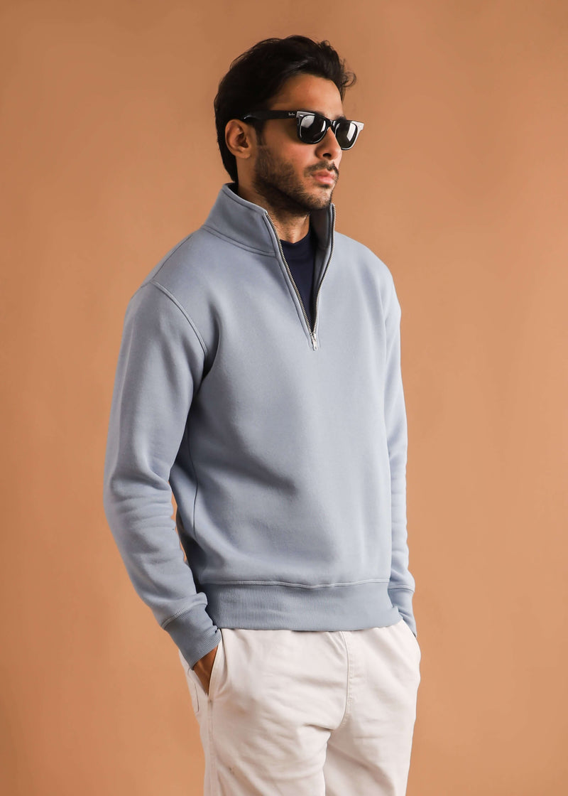 HALF ZIP SWEATSHIRT