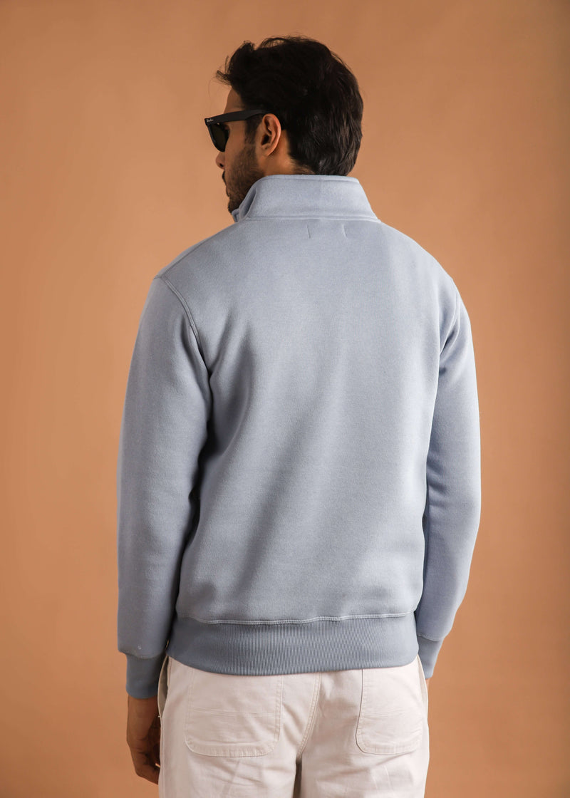HALF ZIP SWEATSHIRT