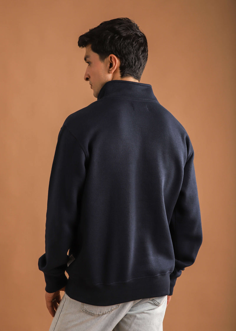 HALF ZIP SWEATSHIRT