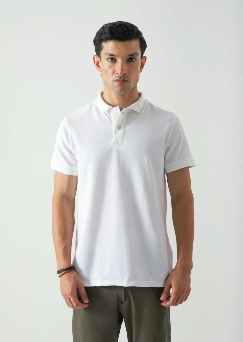 Regular Fit Cotton Pique Polo
