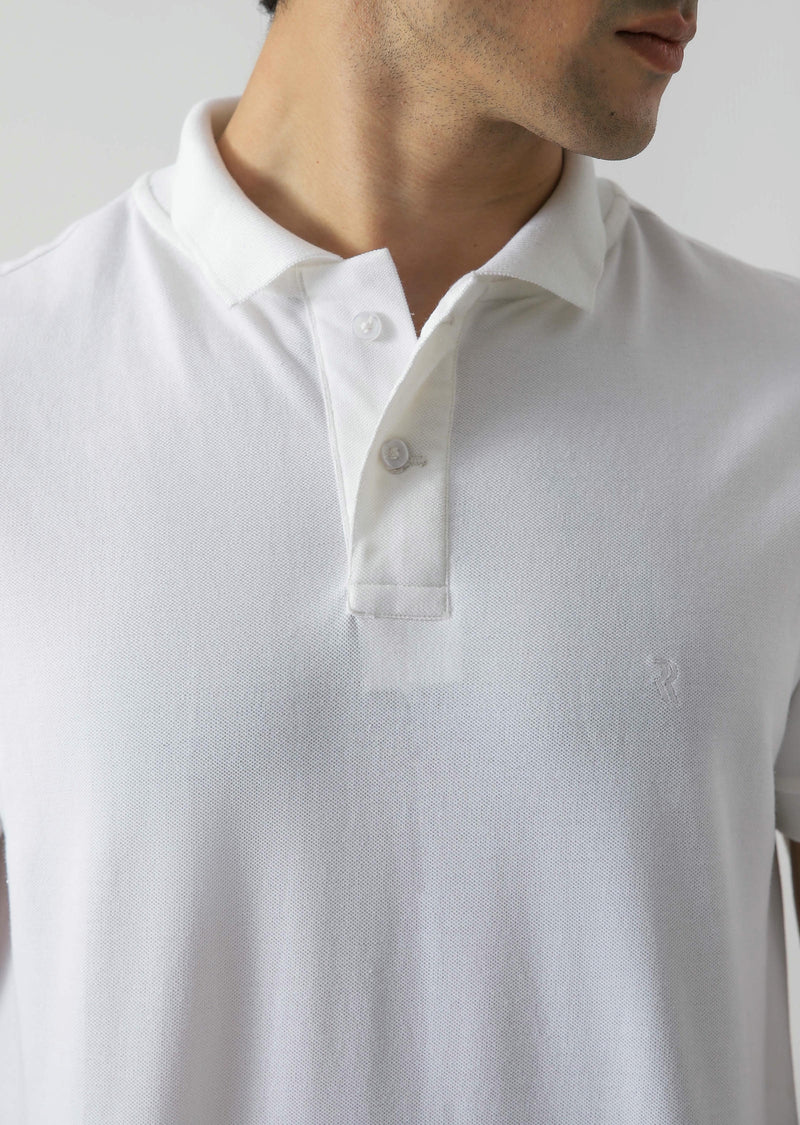Regular Fit Cotton Pique Polo