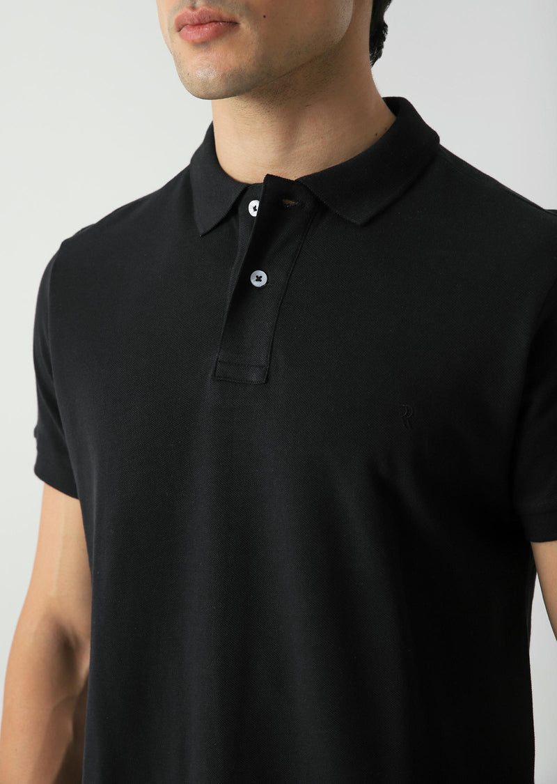 Regular Fit Cotton Pique Polo