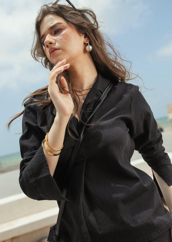 Textured Cotton Shirt