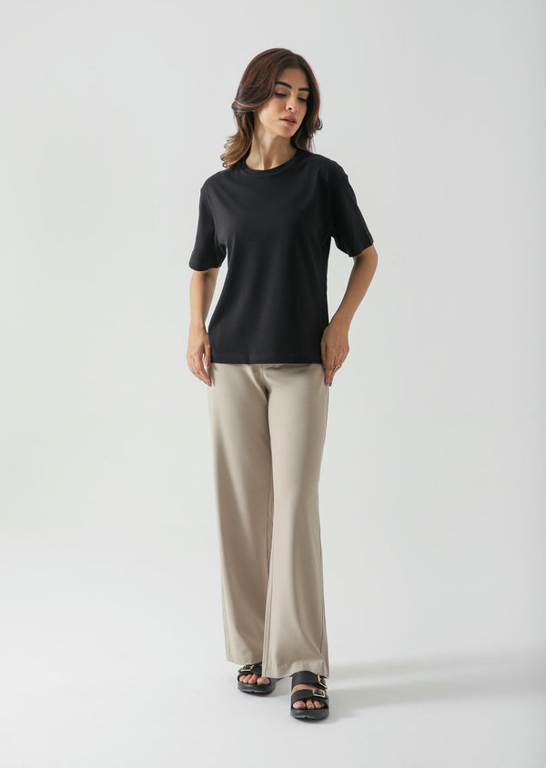 Relax crew-neck cotton t-shirt