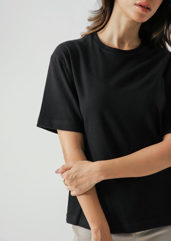 Relax crew-neck cotton t-shirt