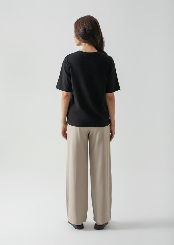 Relax crew-neck cotton t-shirt