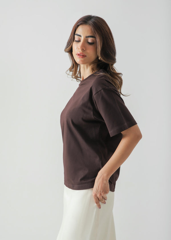 Relax crew-neck cotton t-shirt