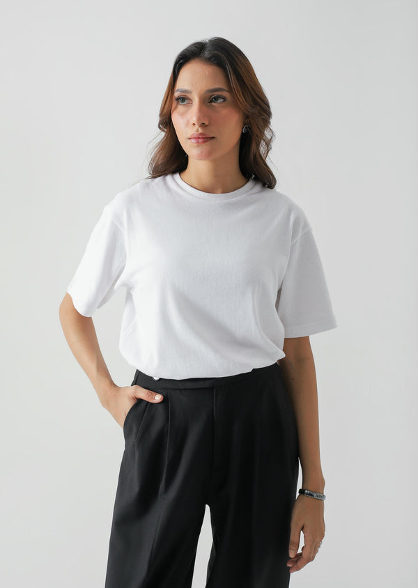 Relax crew-neck cotton t-shirt