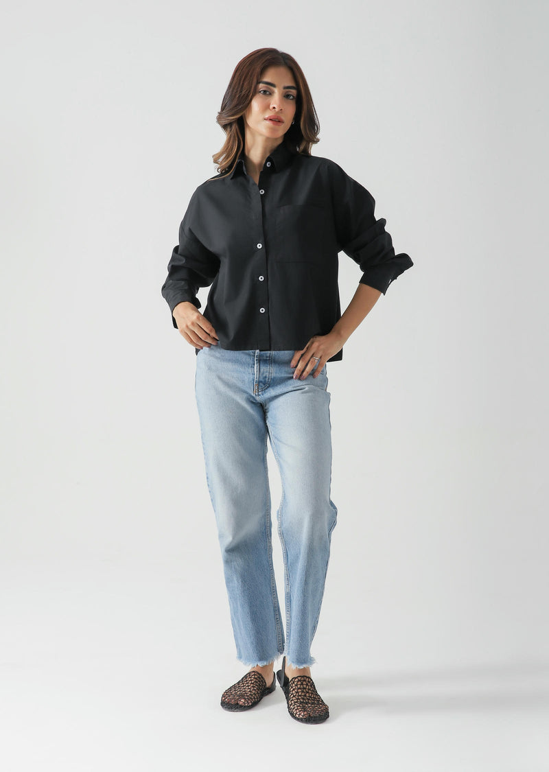 Cropped Boxy Shirt