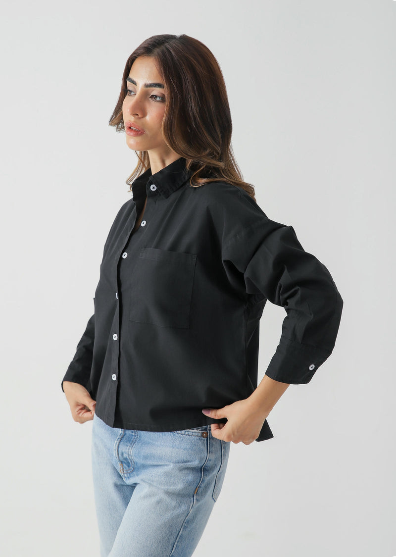 Cropped Boxy Shirt