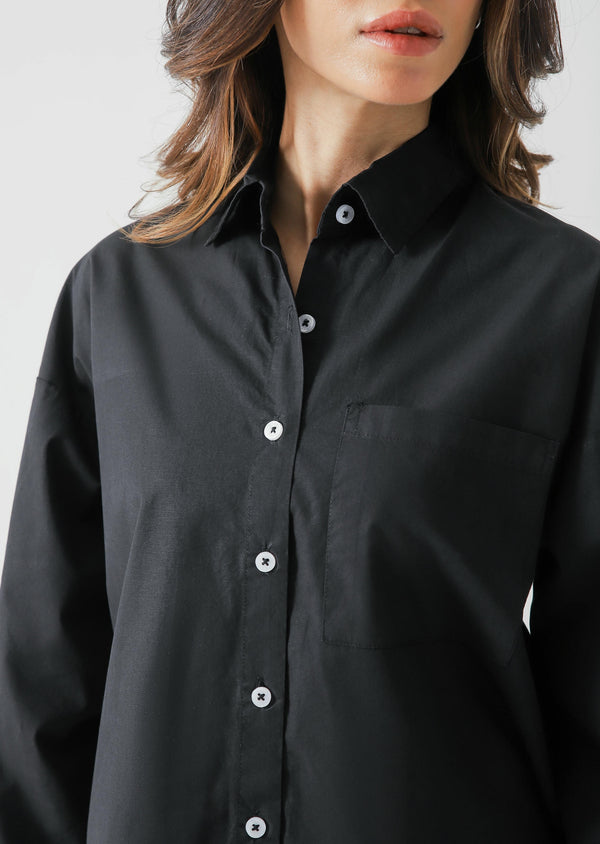 Rhinestone cropped shirt