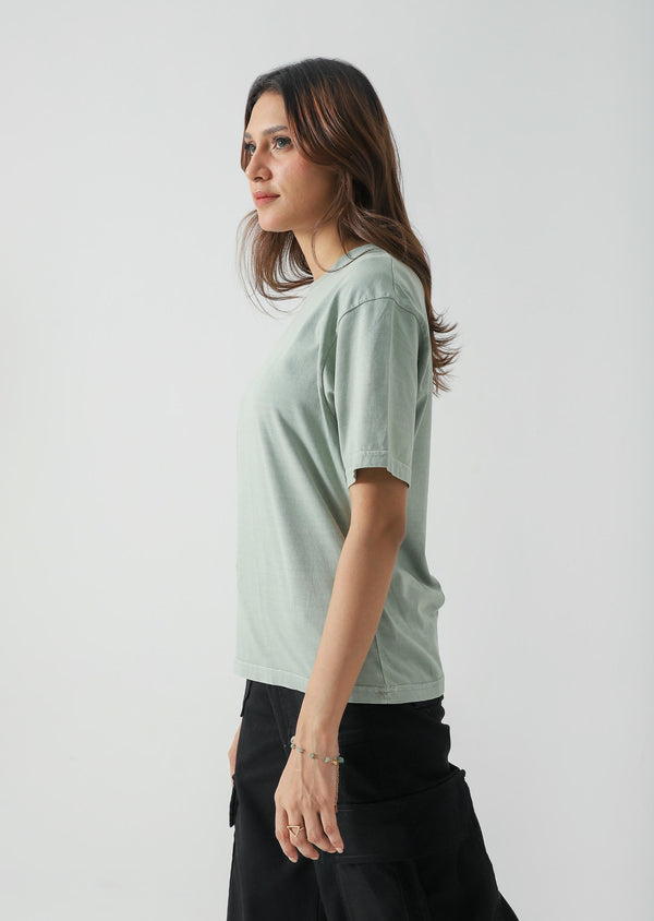 Relax crew-neck cotton t-shirt