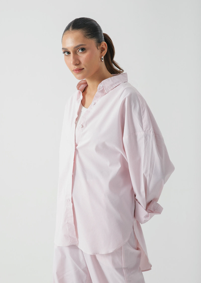 Relax Stripe Cotton Shirt