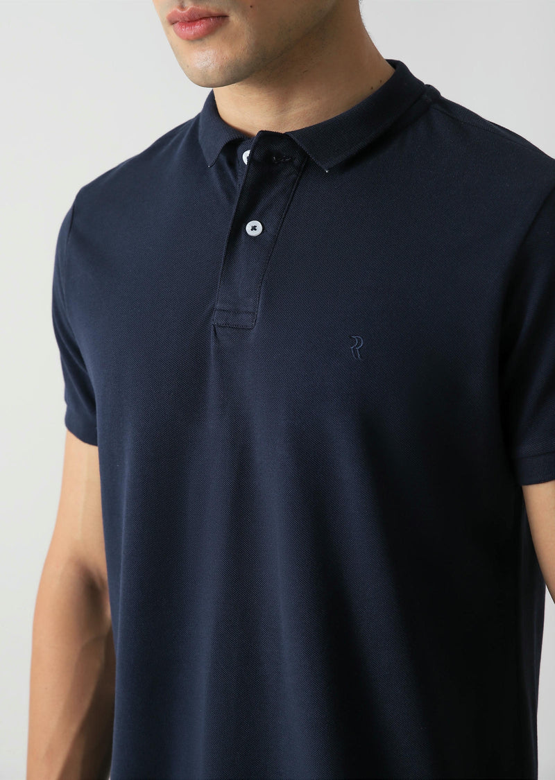 Regular Fit Cotton Pique Polo