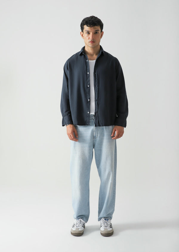 Cotton Linen Button Down Shirt