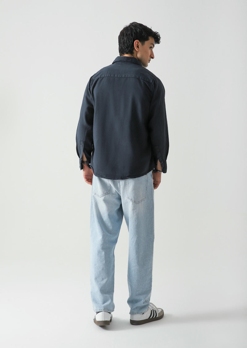 Cotton Linen Button Down Shirt