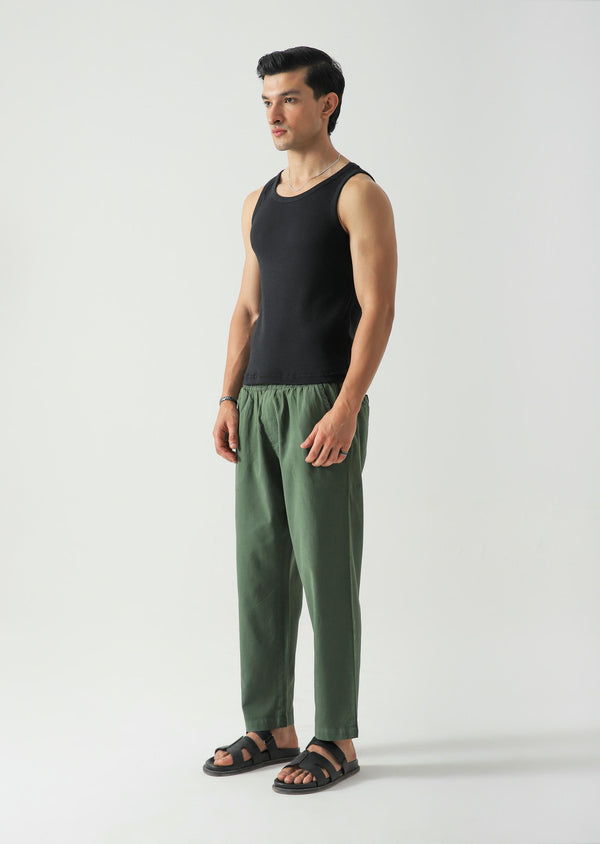 Slim - fit ribbed tank top