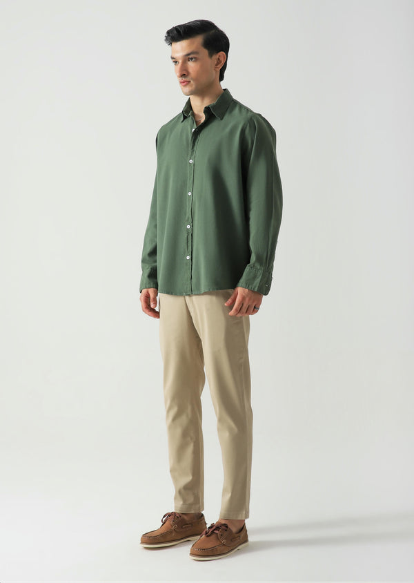Cotton Linen Button Down Shirt