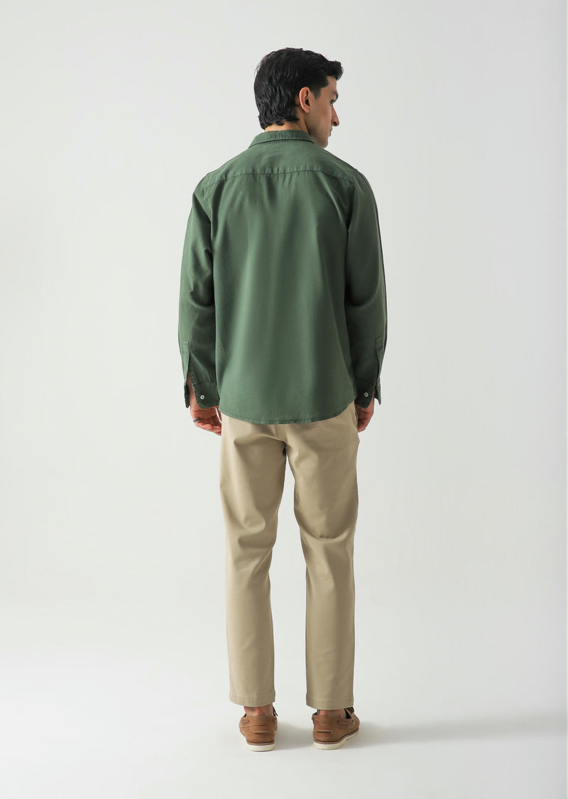 Cotton Linen Button Down Shirt