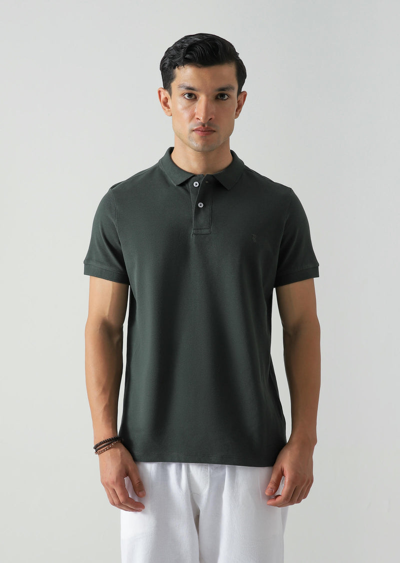 Regular Fit Cotton Pique Polo