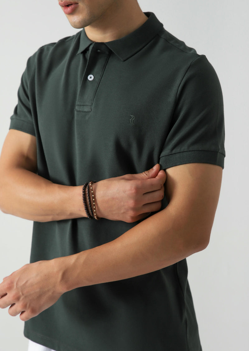 Regular Fit Cotton Pique Polo