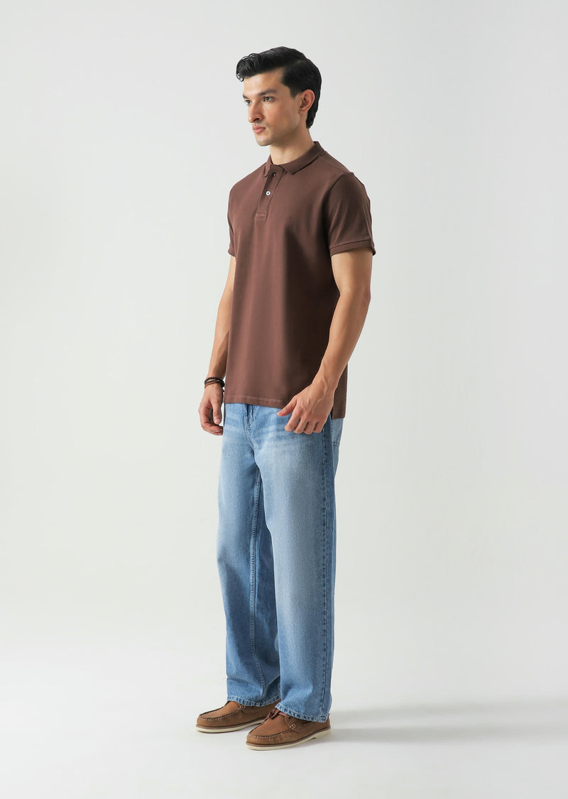 Regular Fit Cotton Pique Polo