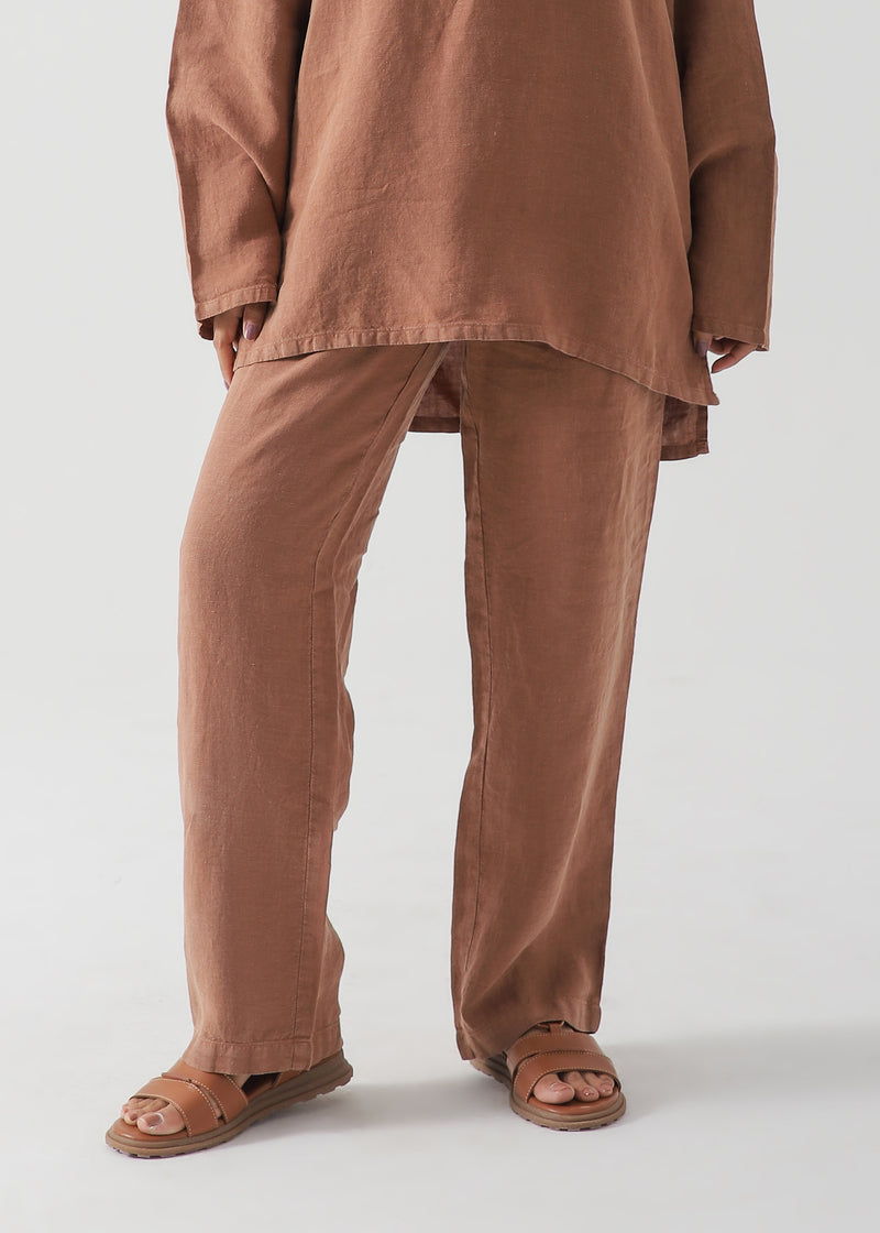 Linen Blend Trouser