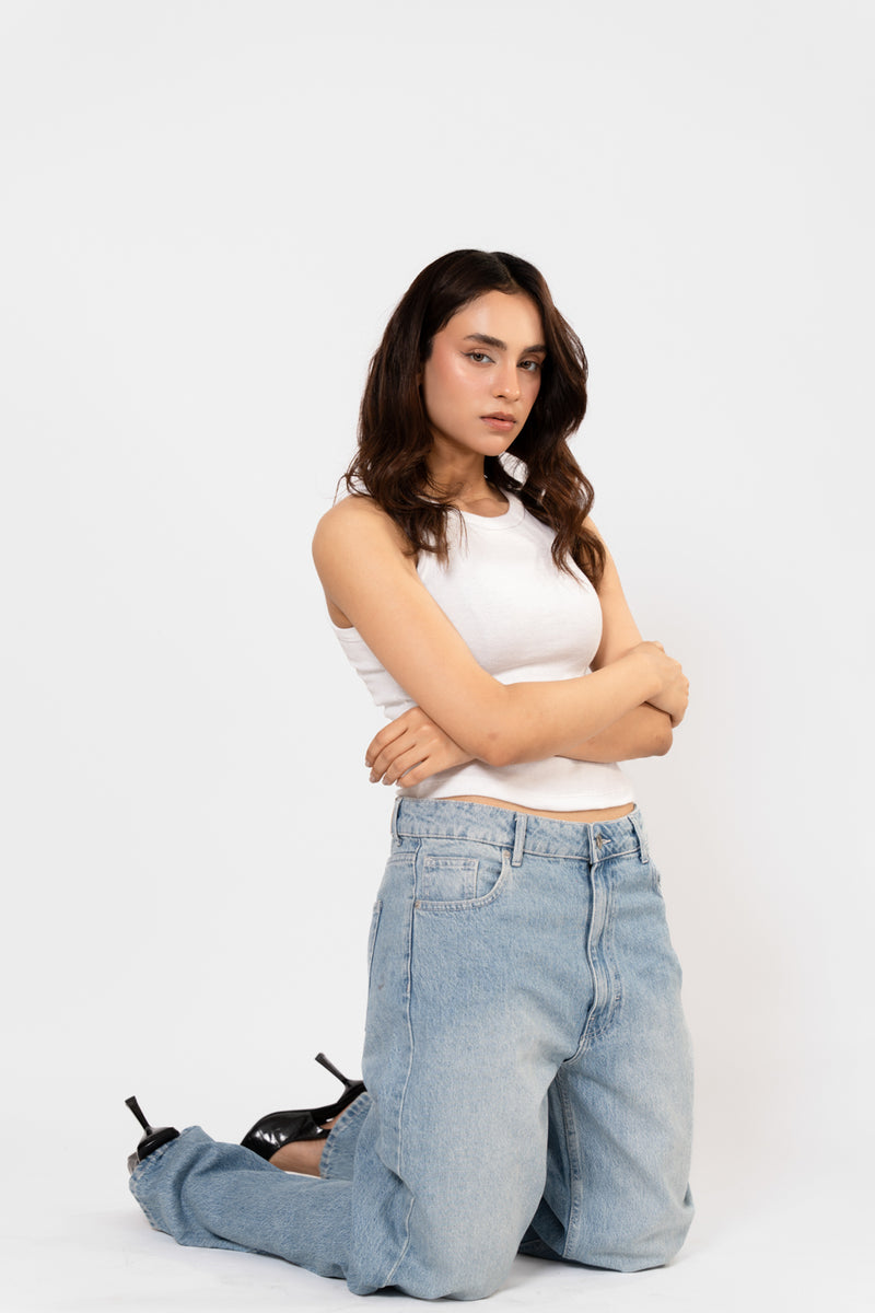 Ribbed - Knit tank top