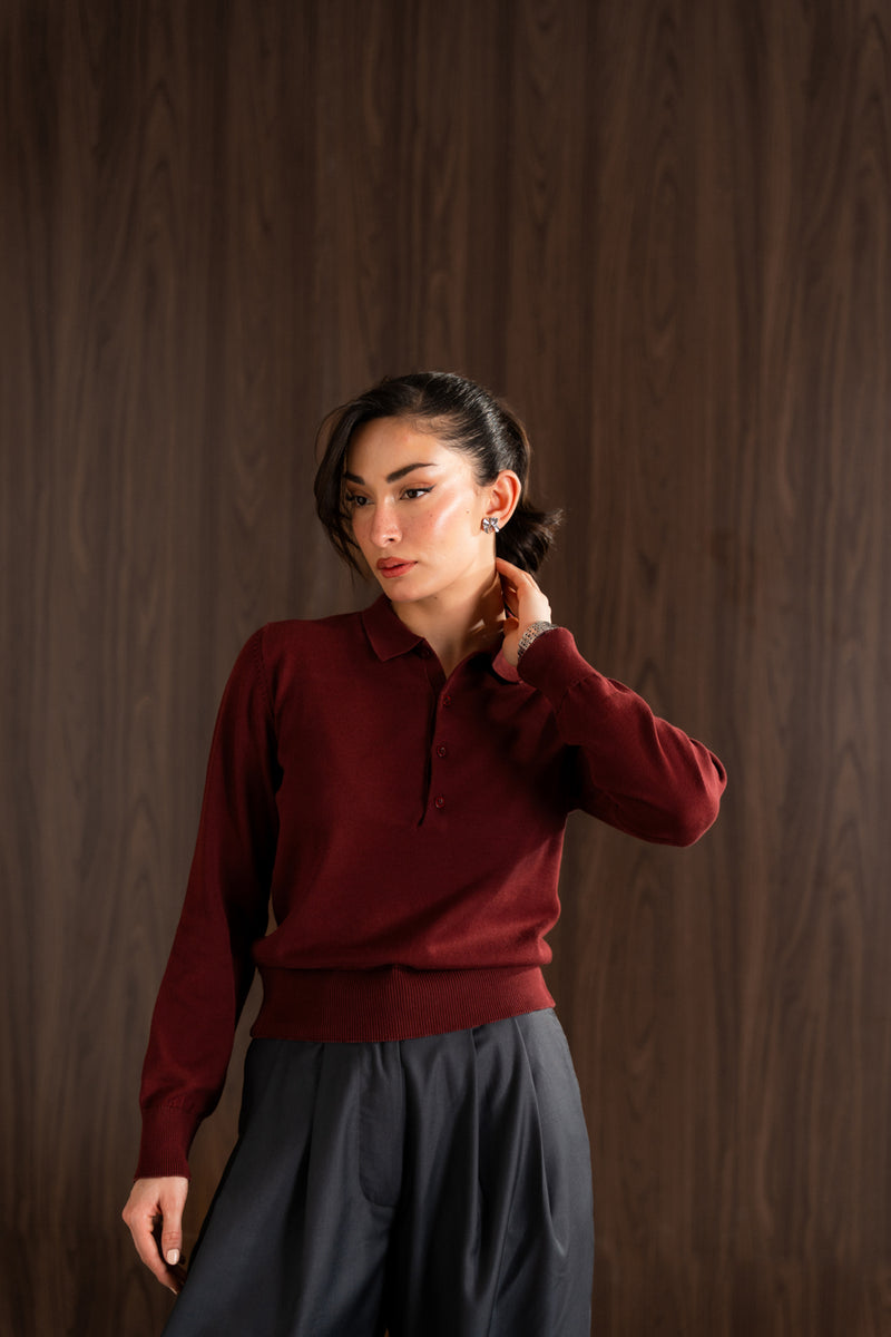 Knitted Polo